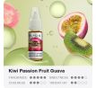 Liquid ELFLIQ Nic SALT Kiwi Passion Fruit Guava 10ml - 10mg