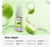 Liquid ELFLIQ Nic SALT Sour Apple 10ml - 10mg