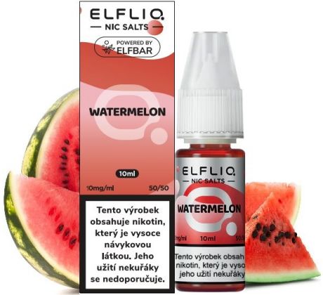 Liquid ELFLIQ Nic SALT Watermelon 10ml - 10mg