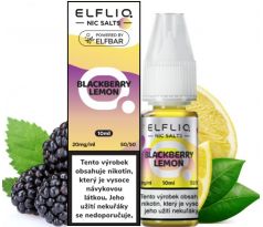 Liquid ELFLIQ Nic SALT Blackberry Lemon 10ml - 20mg