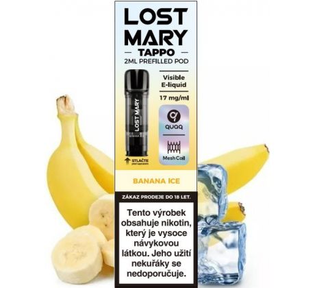 LOST MARY TAPPO Pods cartridge 1Pack Banana Ice 17mg