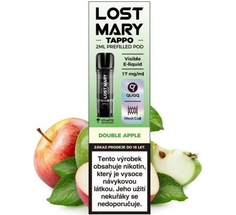 LOST MARY TAPPO Pods cartridge 1Pack Double Apple 17mg