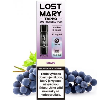 LOST MARY TAPPO Pods cartridge 1Pack Grape 17mg