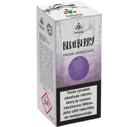 Liquid Dekang Blueberry 10ml - 18mg (Borůvka)