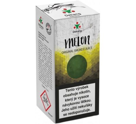 Liquid Dekang Melon 10ml - 6mg (Žlutý meloun)