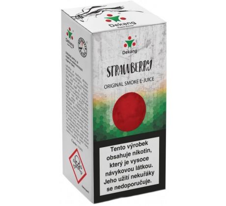 Liquid Dekang Strawberry 10ml - 6mg (Jahoda)