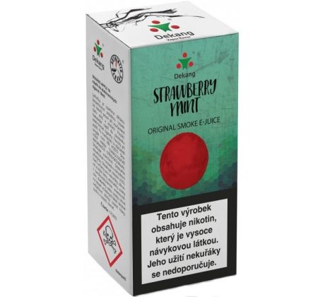 Liquid Dekang Strawberry Mint 10ml - 11mg (Jahoda s mátou)