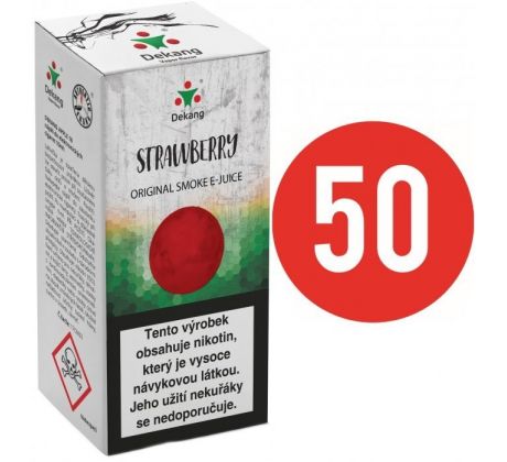 Liquid Dekang Fifty Strawberry 10ml - 11mg (Jahoda)