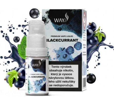 Liquid WAY to Vape Blackcurrant 10ml-12mg