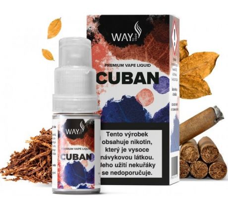 Liquid WAY to Vape Cuban 10ml-12mg