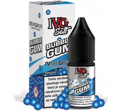 Liquid IVG SALT Bubblegum 10ml - 10mg