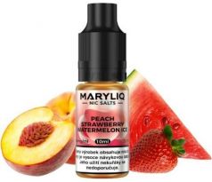 Liquid MARYLIQ Nic SALT Peach Strawberry Watermelon Ice 10ml - 20mg