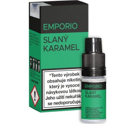 Liquid EMPORIO Slaný Karamel 10ml - 6mg