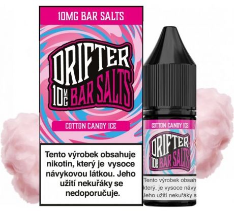 Liquid Drifter Bar Salts Cotton Candy Ice 10ml - 10mg