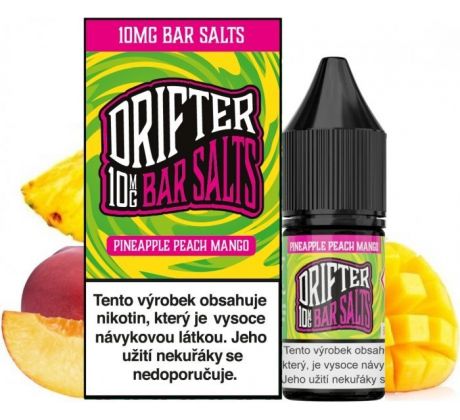 Liquid Drifter Bar Salts Pineapple Peach Mango 10ml - 10mg