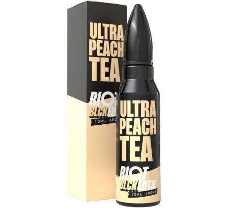 Příchuť Riot Squad BLCK EDTN S&V 10ml Ultra Peach Tea (Ledový broskvový čaj)