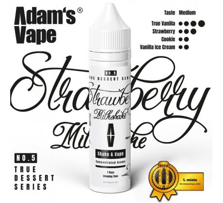 Příchuť Adam´s Vape Shake and Vape 10ml Strawberry Milkshake