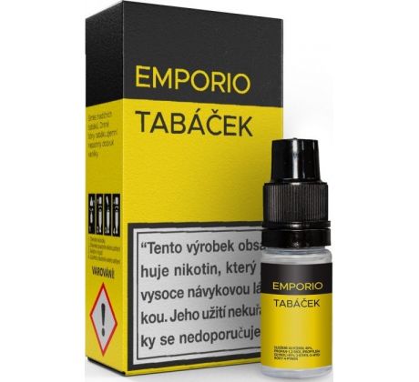 Liquid EMPORIO Tabáček 10ml - 6mg