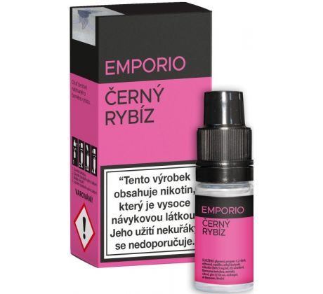 Liquid EMPORIO Černý Rybíz 10ml - 3mg