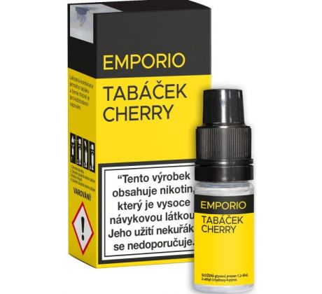 Liquid EMPORIO Tabáček - Cherry 10ml - 18mg