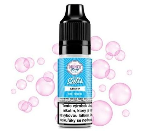 Liquid Dinner Lady Nic SALT Bubblegum 10ml - 20mg