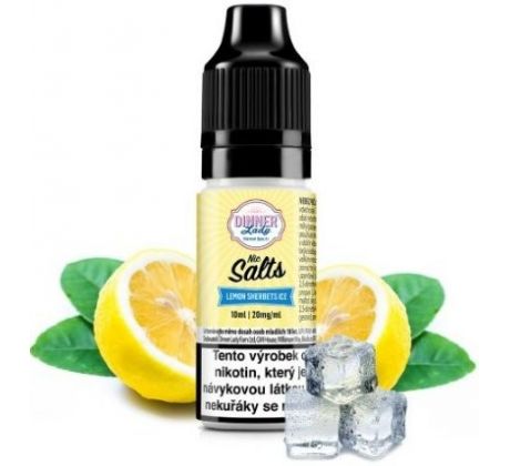 Liquid Dinner Lady Nic SALT Lemon Sherbets Ice 10ml - 20mg