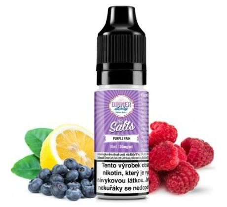 Liquid Dinner Lady Nic SALT Purple Rain 10ml - 20mg