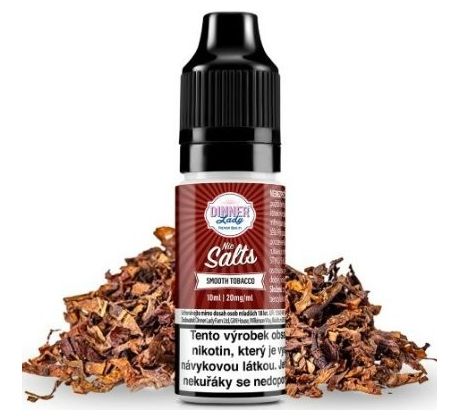 Liquid Dinner Lady Nic SALT Smooth Tobacco 10ml - 20mg