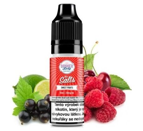 Liquid Dinner Lady Nic SALT Sweet Fruits Ice 10ml - 20mg