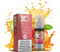 Liquid X4 Bar Juice - Jablko a broskev (Apple Peach) 10ml - 10mg