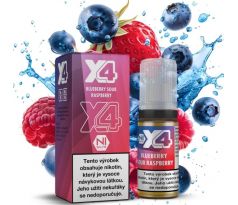 Liquid X4 Bar Juice - Borůvka a malina (Blue Sour Raspberry) 10ml - 20mg