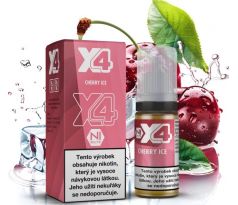 Liquid X4 Bar Juice - Chladivá třešeň (Cherry Ice) 10ml - 10mg