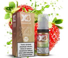 Liquid X4 Bar Juice - Jahoda a kiwi (Strawberry Kiwi) 10ml - 10mg