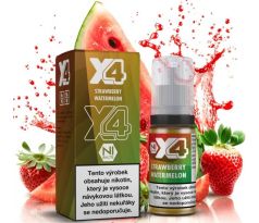 Liquid X4 Bar Juice - Jahoda a meloun (Strawberry Watermelon) 10ml - 10mg