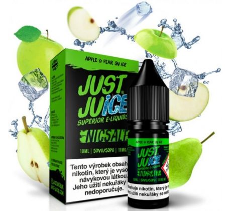 Liquid Just Juice SALT Apple & Pear On Ice 10ml - 11mg