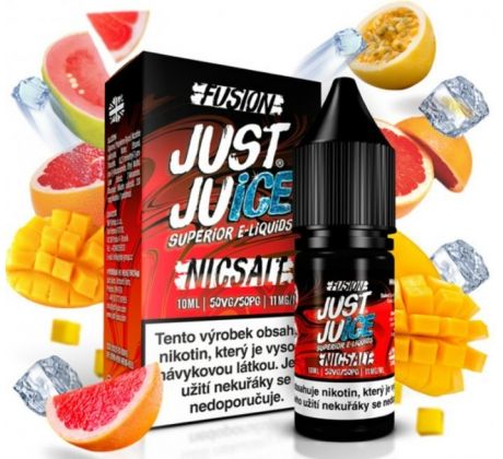 Liquid Just Juice SALT Fusion Mango & Blood Orange On Ice 10ml - 11mg