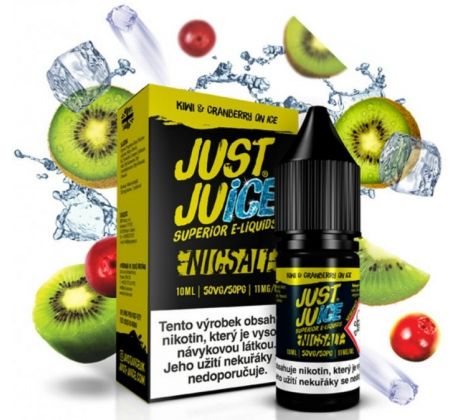 Liquid Just Juice SALT Kiwi & Cranberry On Ice 10ml - 20mg