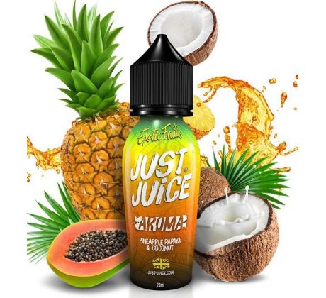 Příchuť Just Juice S&V 20ml Pineapple, Papaya & Coconut