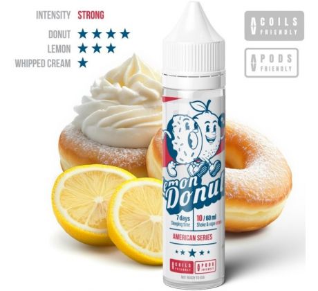 Příchuť Adam´s Vape Shake and Vape 10ml Lemon Donut