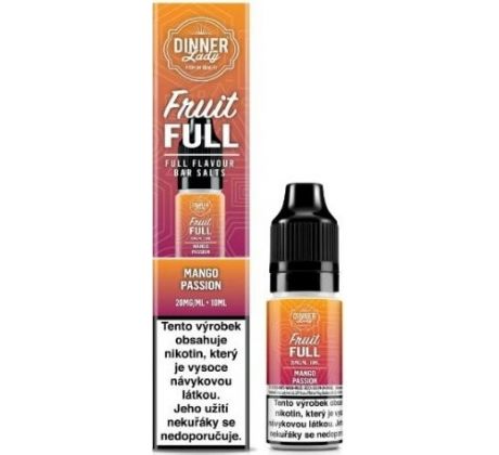 Liquid Dinner Lady BAR SALTS Fruit FULL Mango Passion 10ml - 20mg