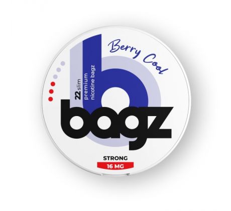 Bagz BERRY COOL (Chladivé bobule) 16mg - Nikotinové sáčky