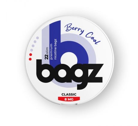 Bagz BERRY COOL (Chladivé bobule) 8mg - Nikotinové sáčky