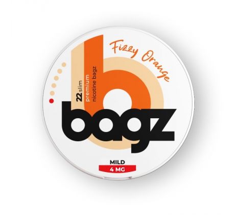 Bagz FIZZY ORANGE (Pomerančová limonáda) 4mg - Nikotinové sáčky