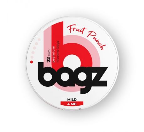 Bagz FRUIT PUNCH (Ovocný punč) 4mg - Nikotinové sáčky