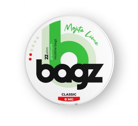 Bagz MOJITO LIME (Mojito a limetka) 8mg - Nikotinové sáčky