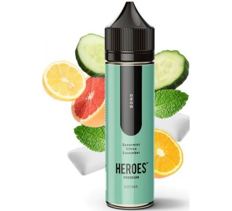 Příchuť ProVape Heroes S&V 10ml: Bond (Máta, citrusy, okurka)