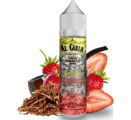 Příchuť Al Carlo Shake and Vape 12ml California Strawberry